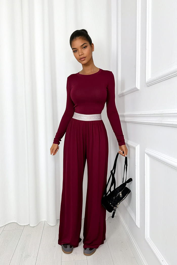 Dámsky 2-dielny bordový komplet