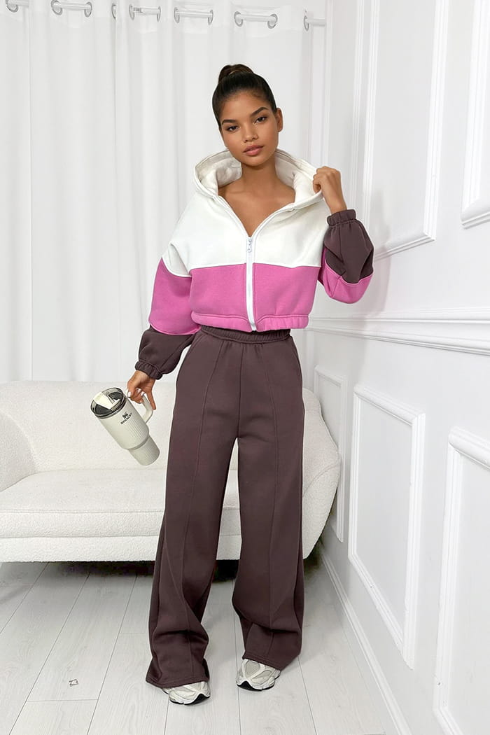 Dámska 3-farebná tepláková súprava